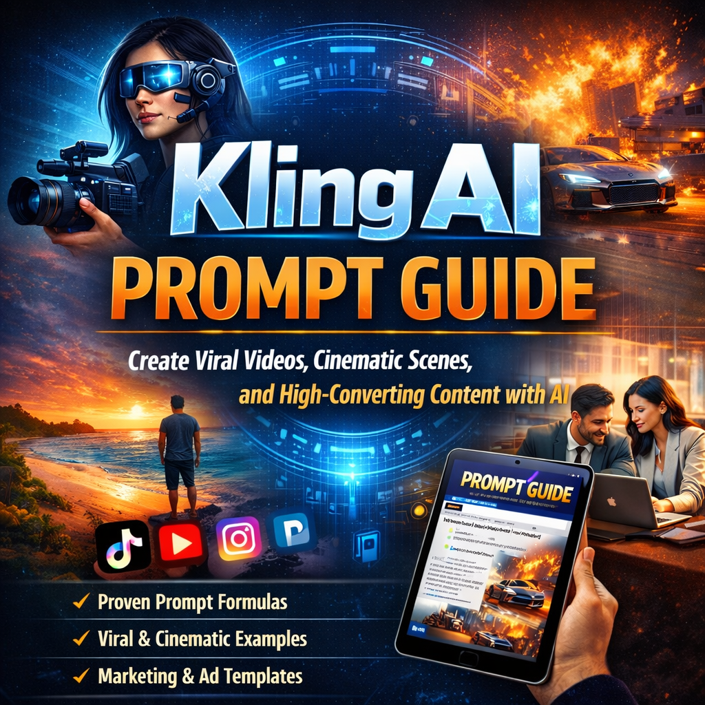 Kling AI Prompt Guide PDF cover
